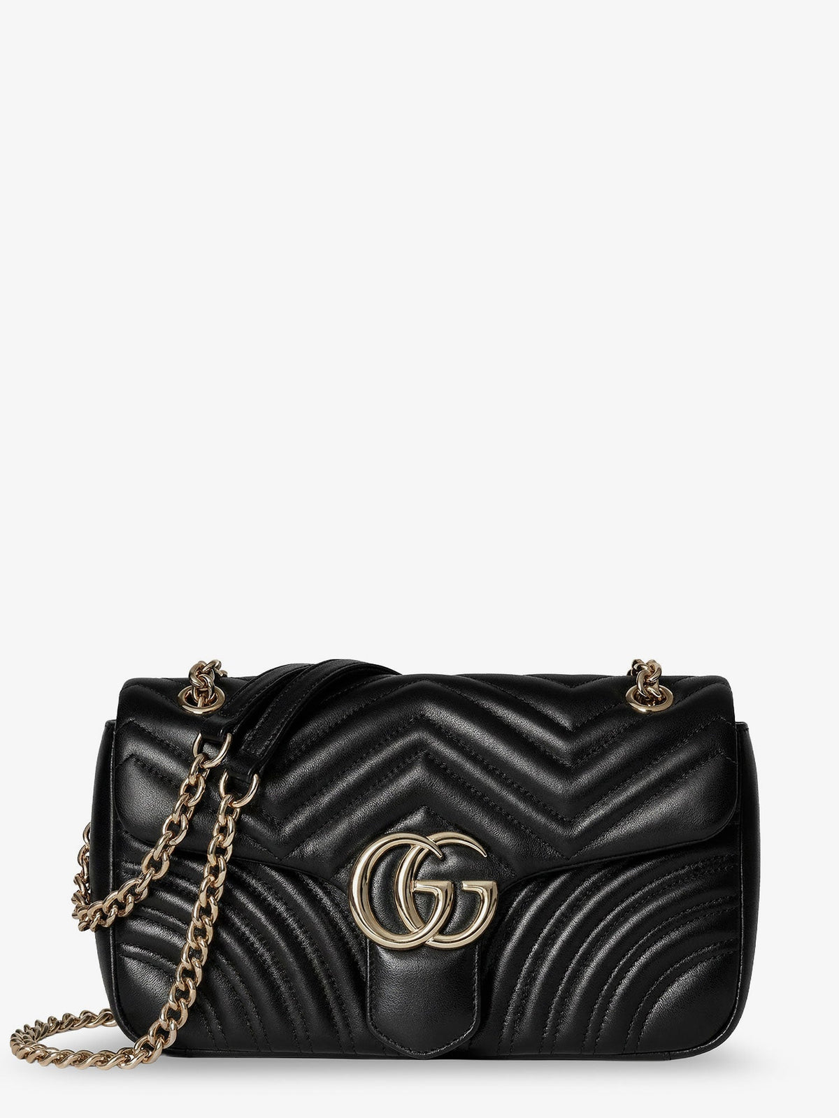 Gucci Women Gg Marmont Leather Crossbody Bag