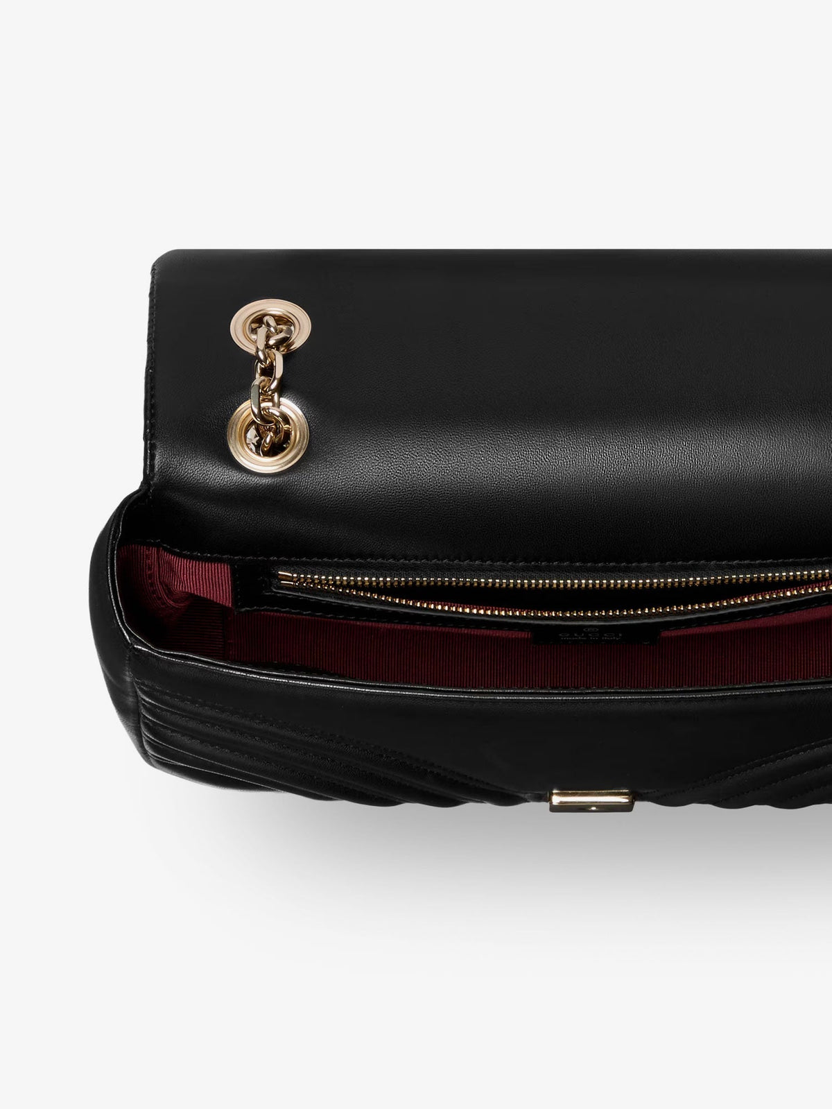 Gucci Women Gg Marmont Leather Crossbody Bag