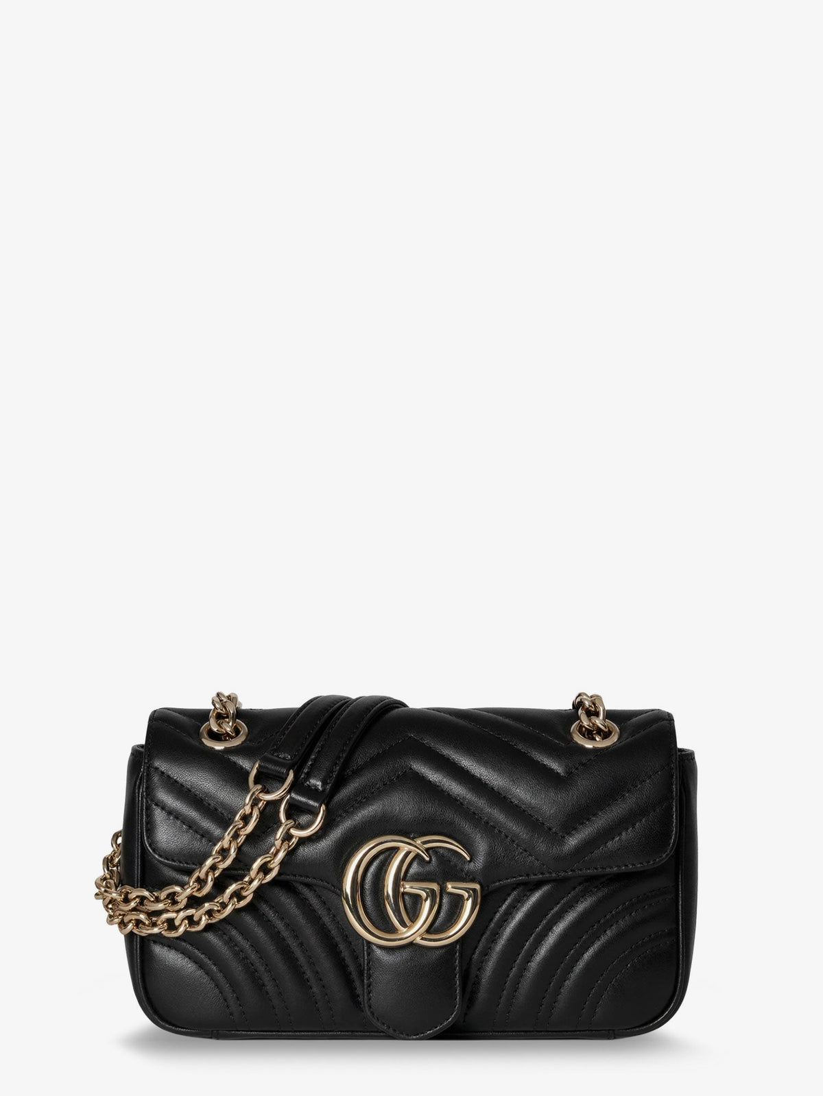 Gucci Women Gg Marmont Leather Crossbody Bag