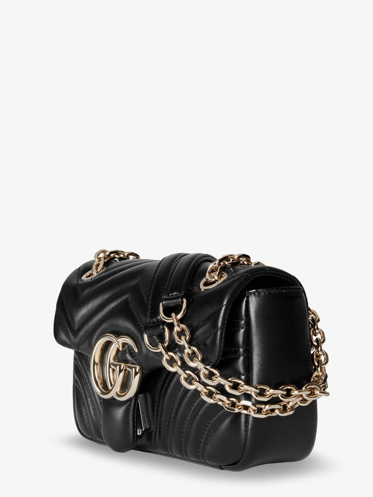 Gucci Women Gg Marmont Leather Crossbody Bag