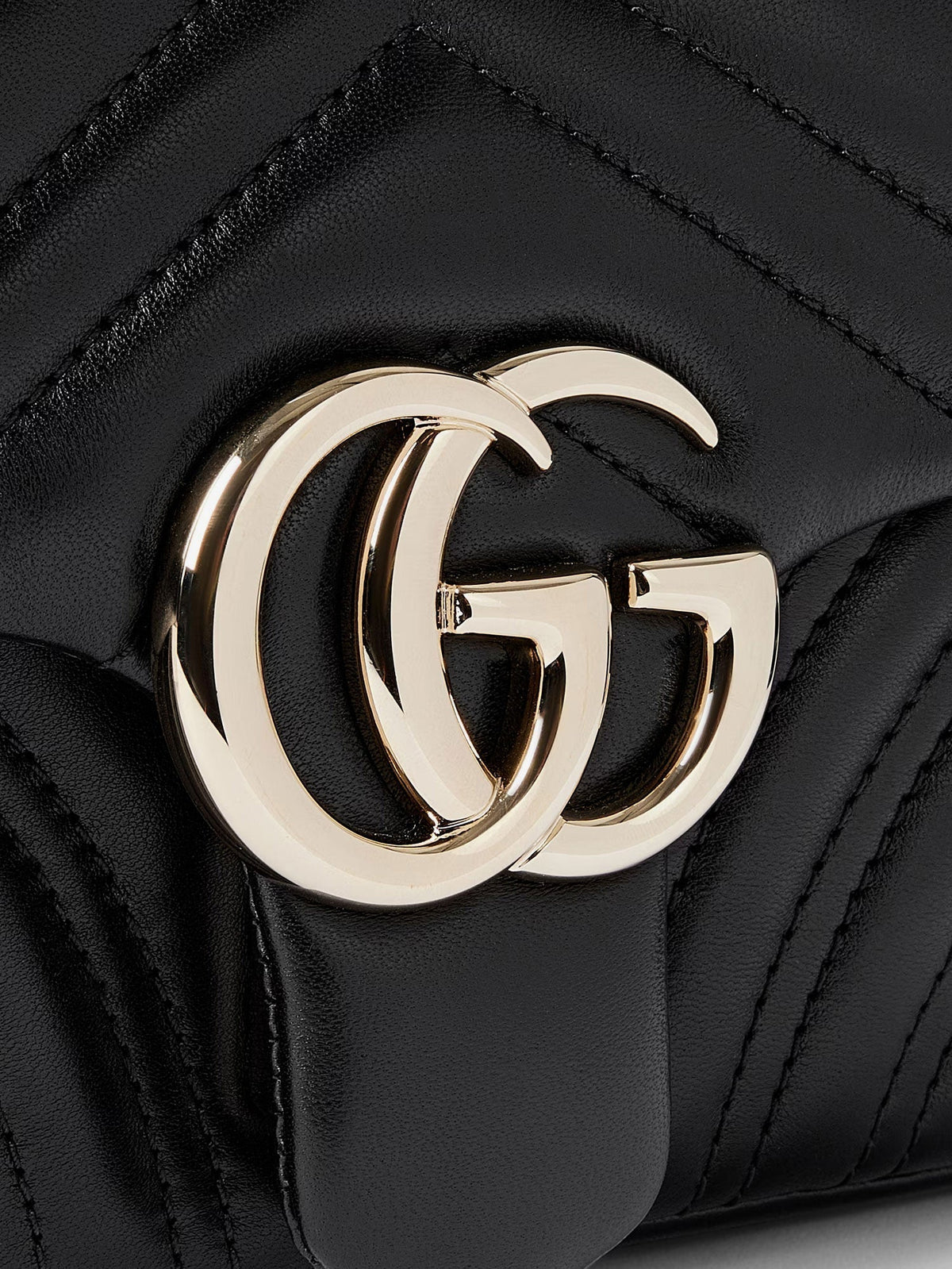 Gucci Women Gg Marmont Leather Crossbody Bag