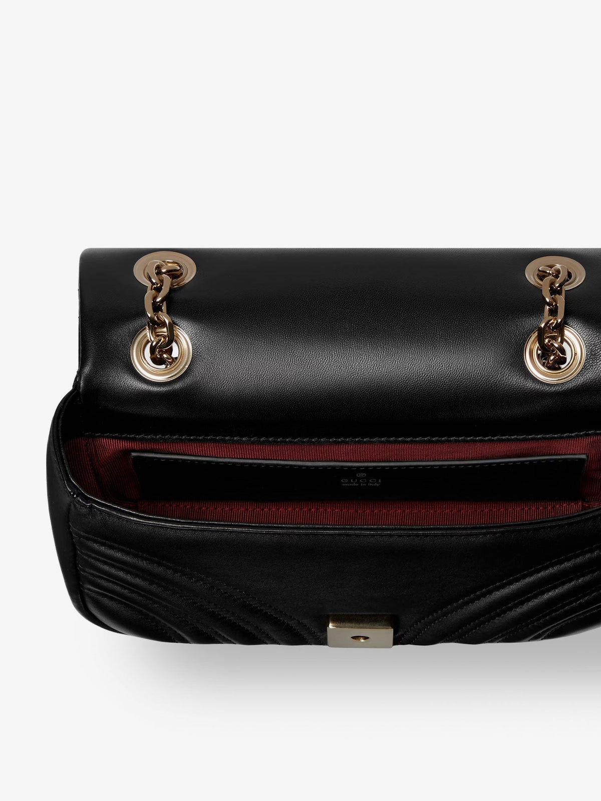 Gucci Women Gg Marmont Leather Crossbody Bag
