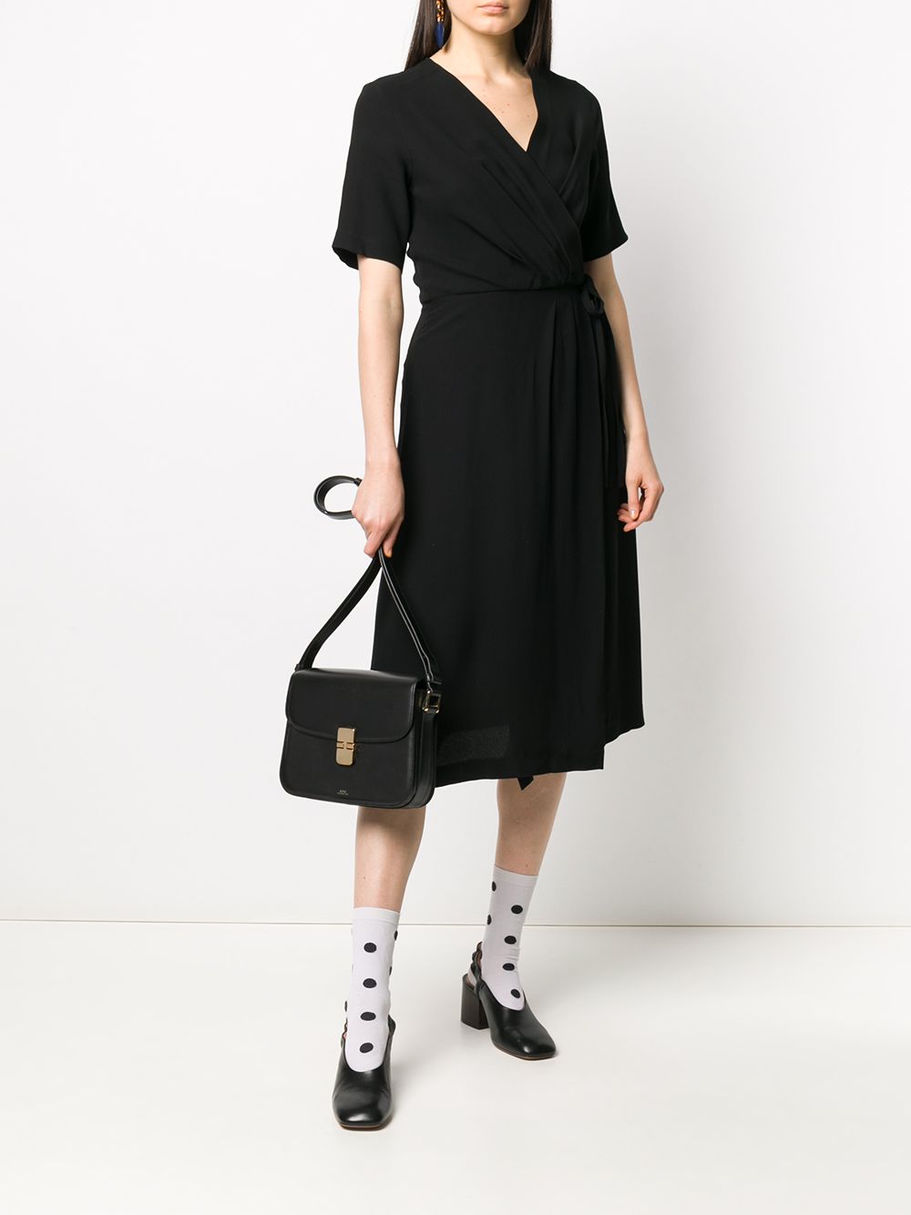 A.P.C. Women Leather Cross Body Bag