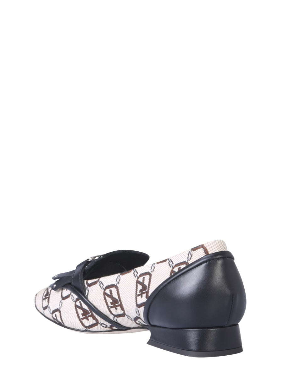 Alberta Ferretti Women Logo Moccasin