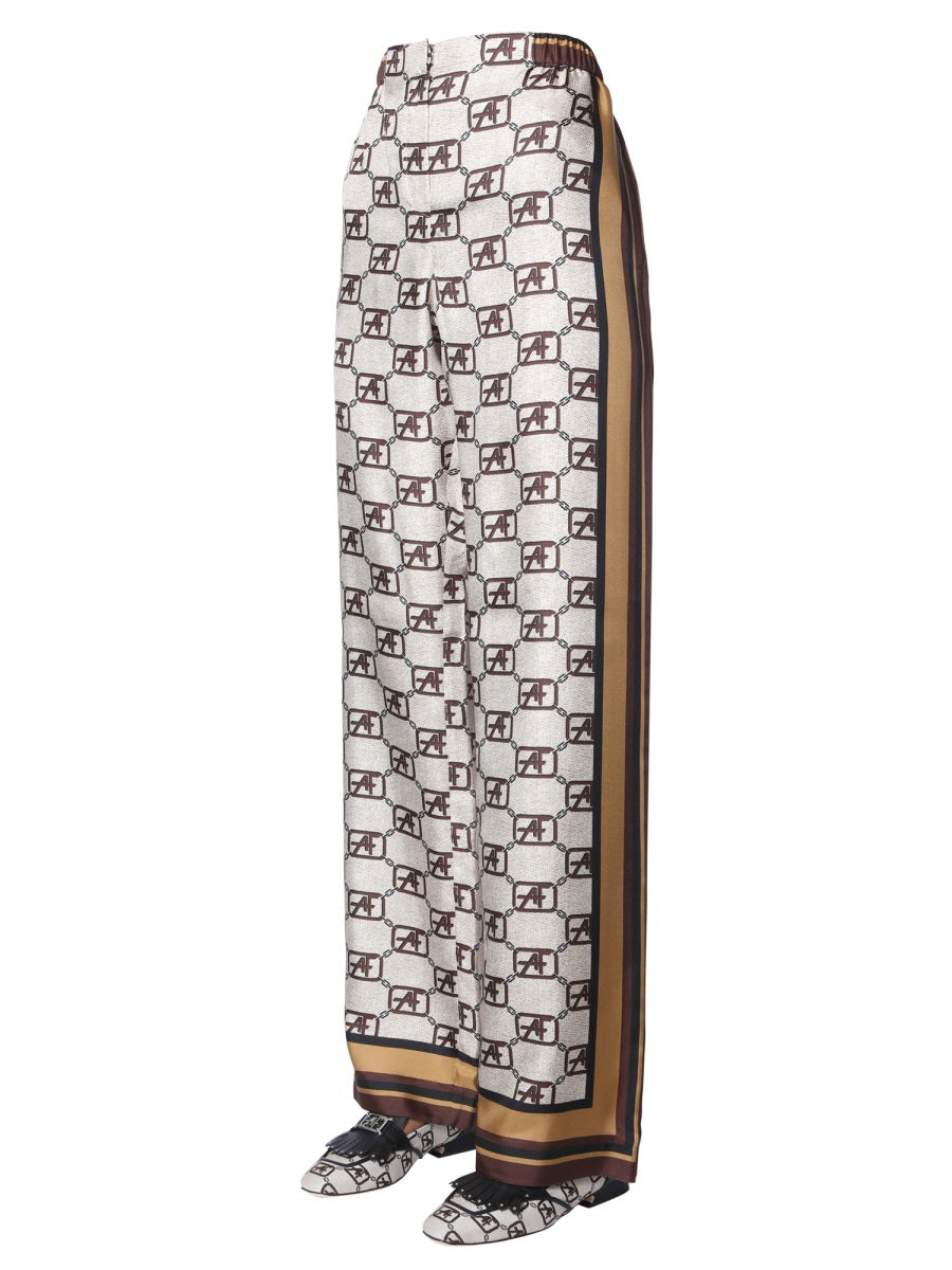 Alberta Ferretti Women Story Logo Pants