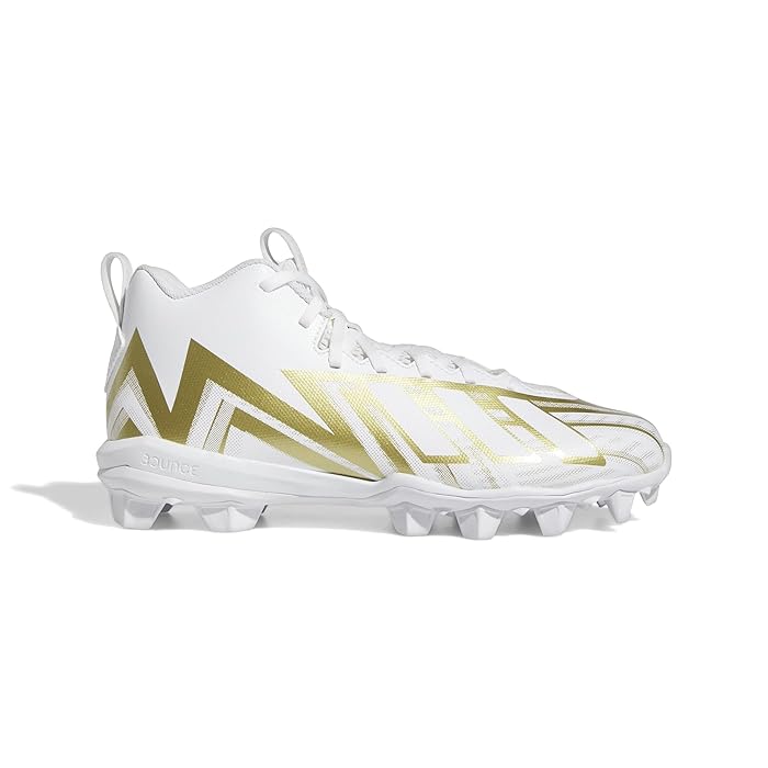 Adidas Freak Spark 23 Football Shoes White Gold Metallic