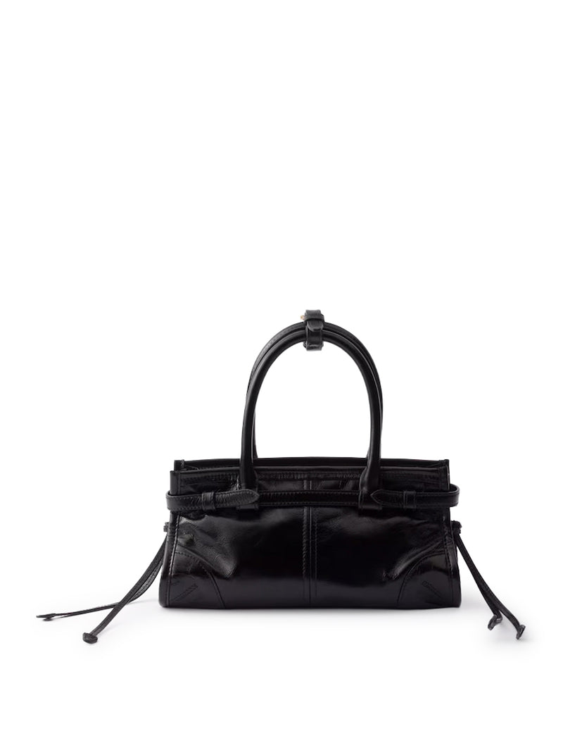 Prada Women Bonnie Mini Leather Handbag
