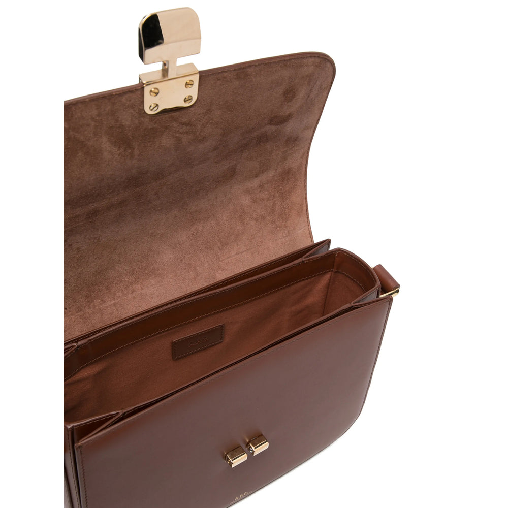 A.P.C. Brown Shoulder Bags Men