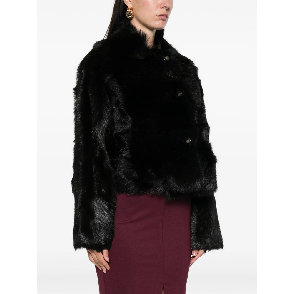 Alberta Ferretti Black Jackets - Faux Fur & Shearling Jackets Women