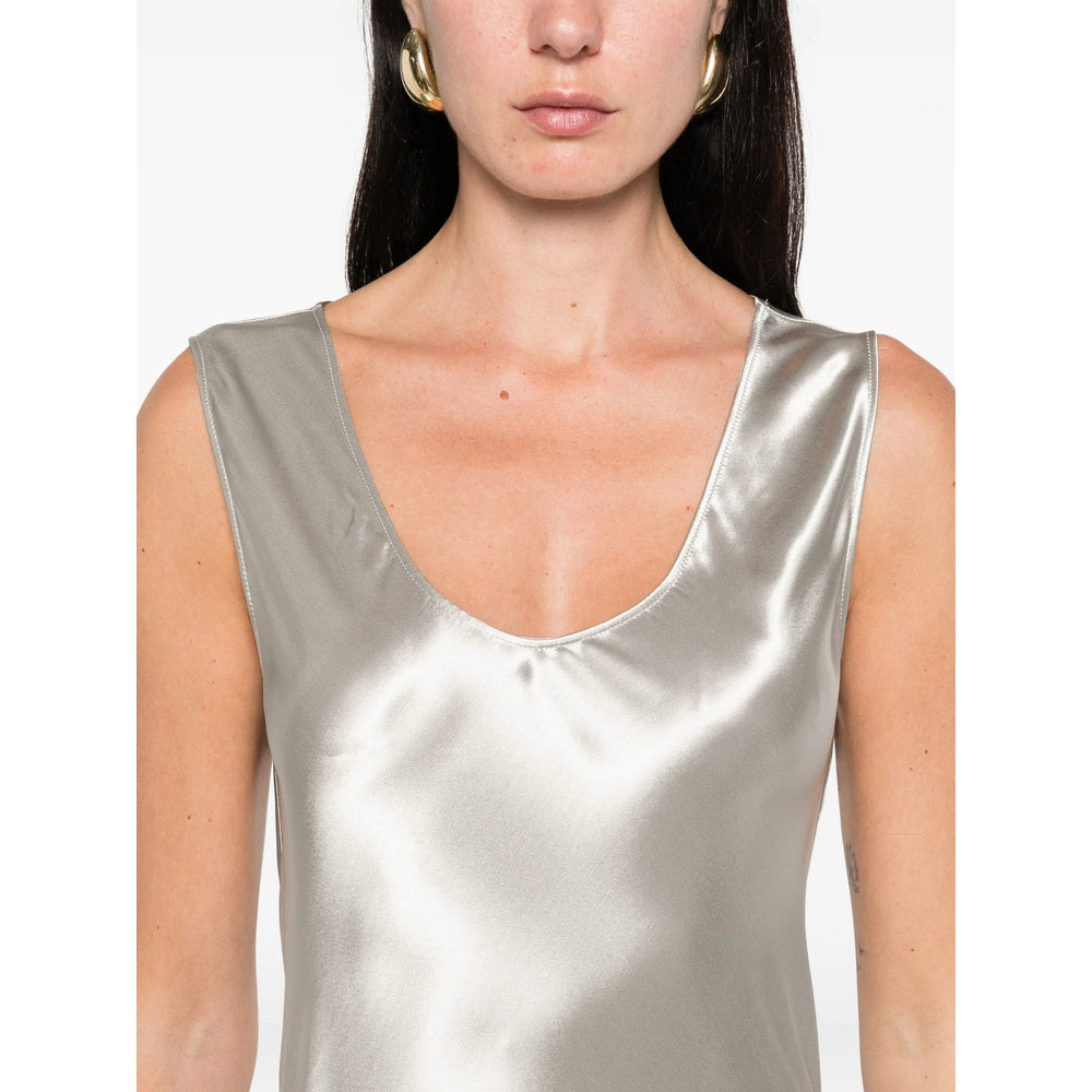 Alberta Ferretti Silver Dresses - Evening Dresses Women