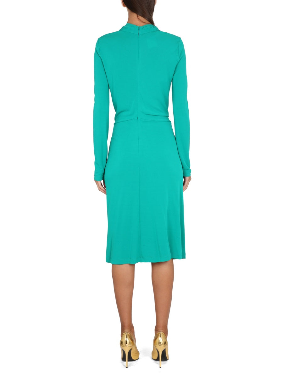 Alberta Ferretti Women V-Neck Dress