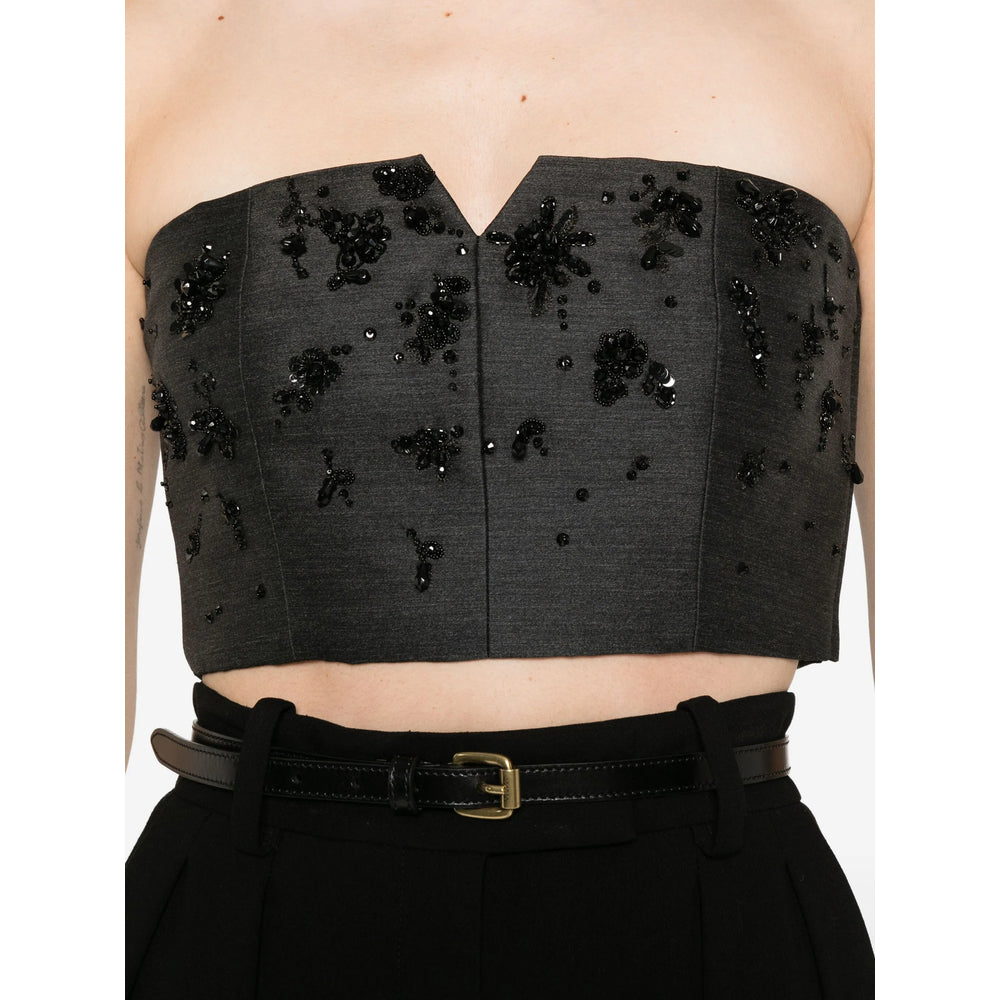 Alberta Ferretti Black Tops - Blouses Women