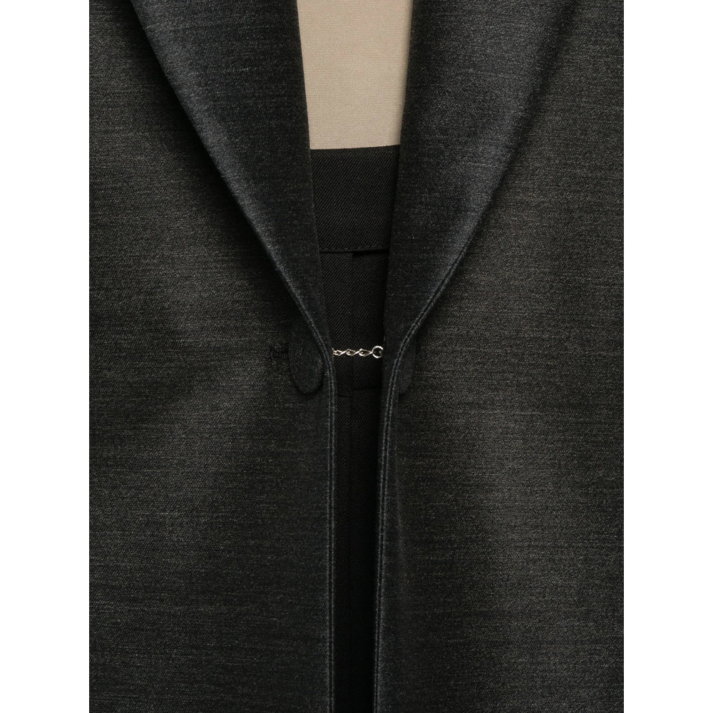 Alberta Ferretti Black Coats - Single Breasted Coats Women