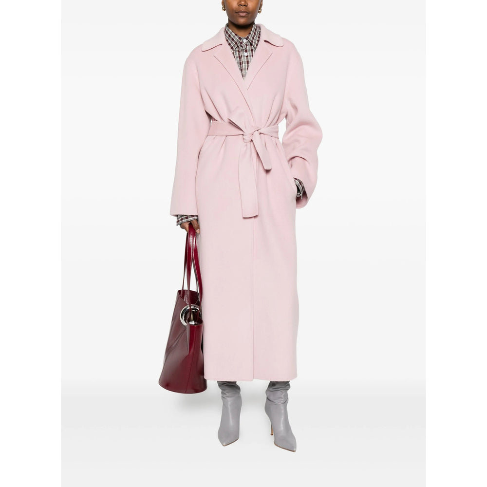 Alberta Ferretti Pink Coats - Single Breasted Coats Women