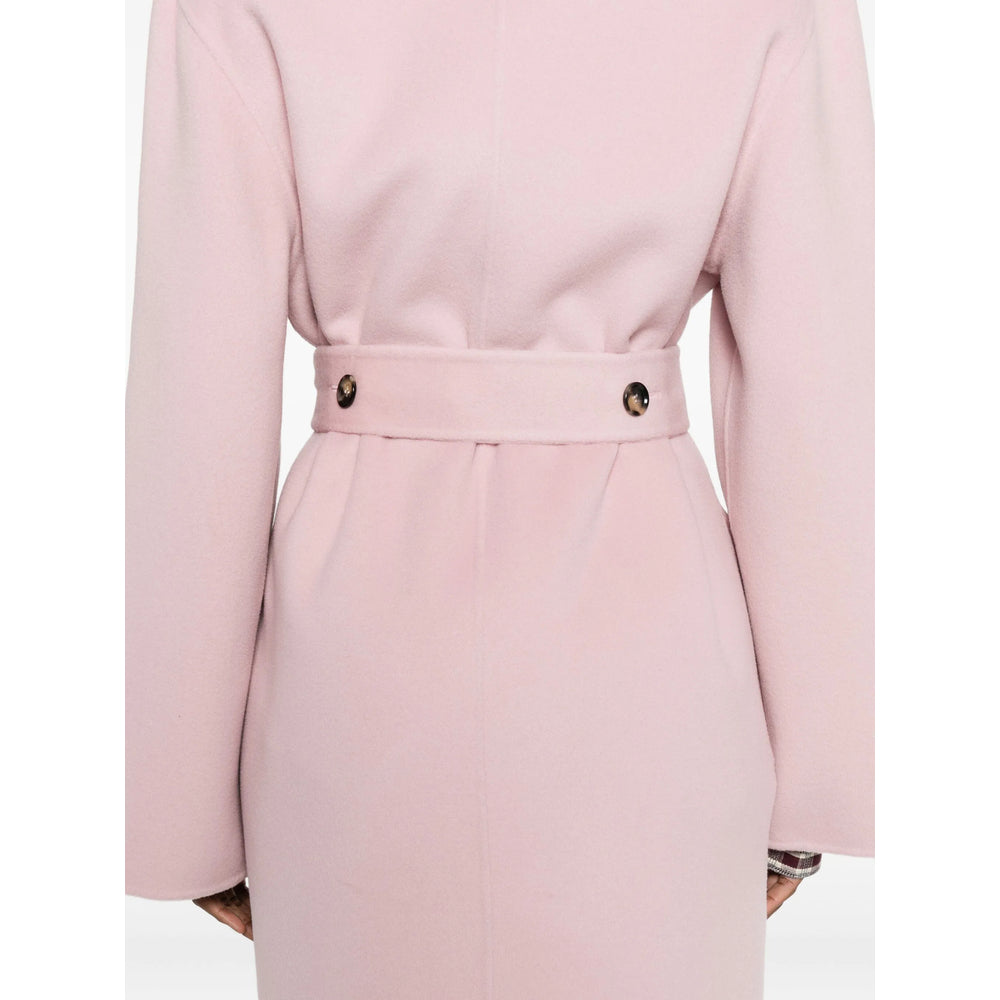 Alberta Ferretti Pink Coats - Single Breasted Coats Women