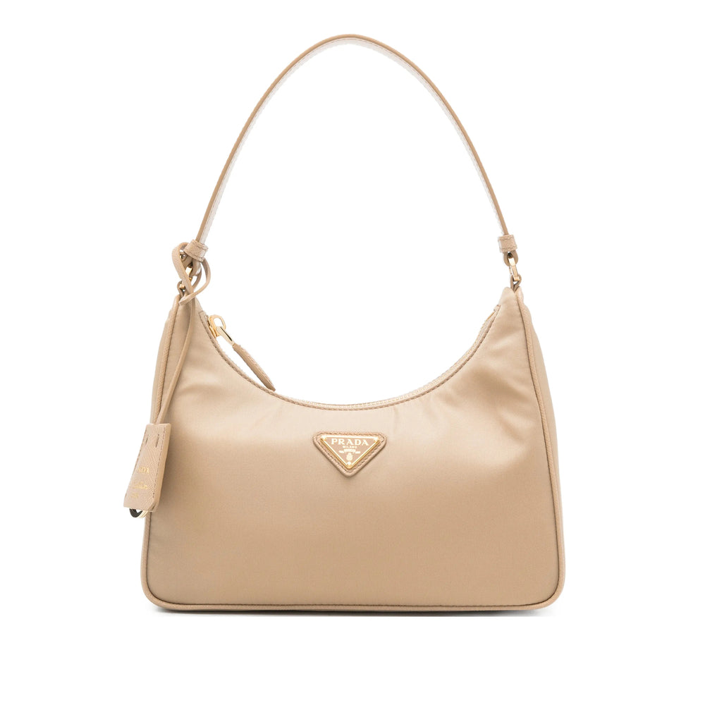 Prada Neutrals Shoulder Bags Women