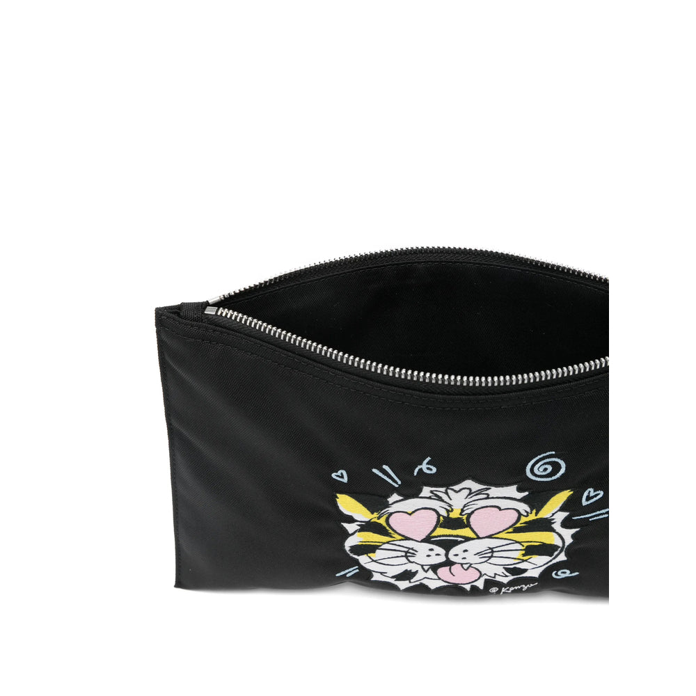 Kenzo Black Clutch Bags Men