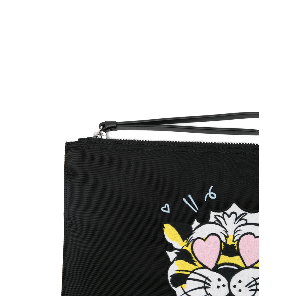 Kenzo Black Clutch Bags Men