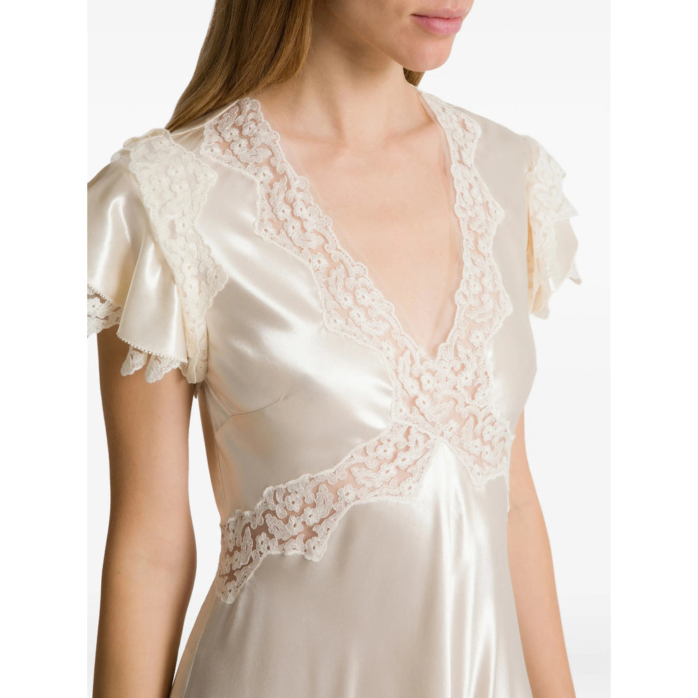 Alberta Ferretti Neutrals Dresses - Evening Dresses Women