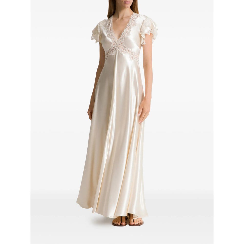 Alberta Ferretti Neutrals Dresses - Evening Dresses Women