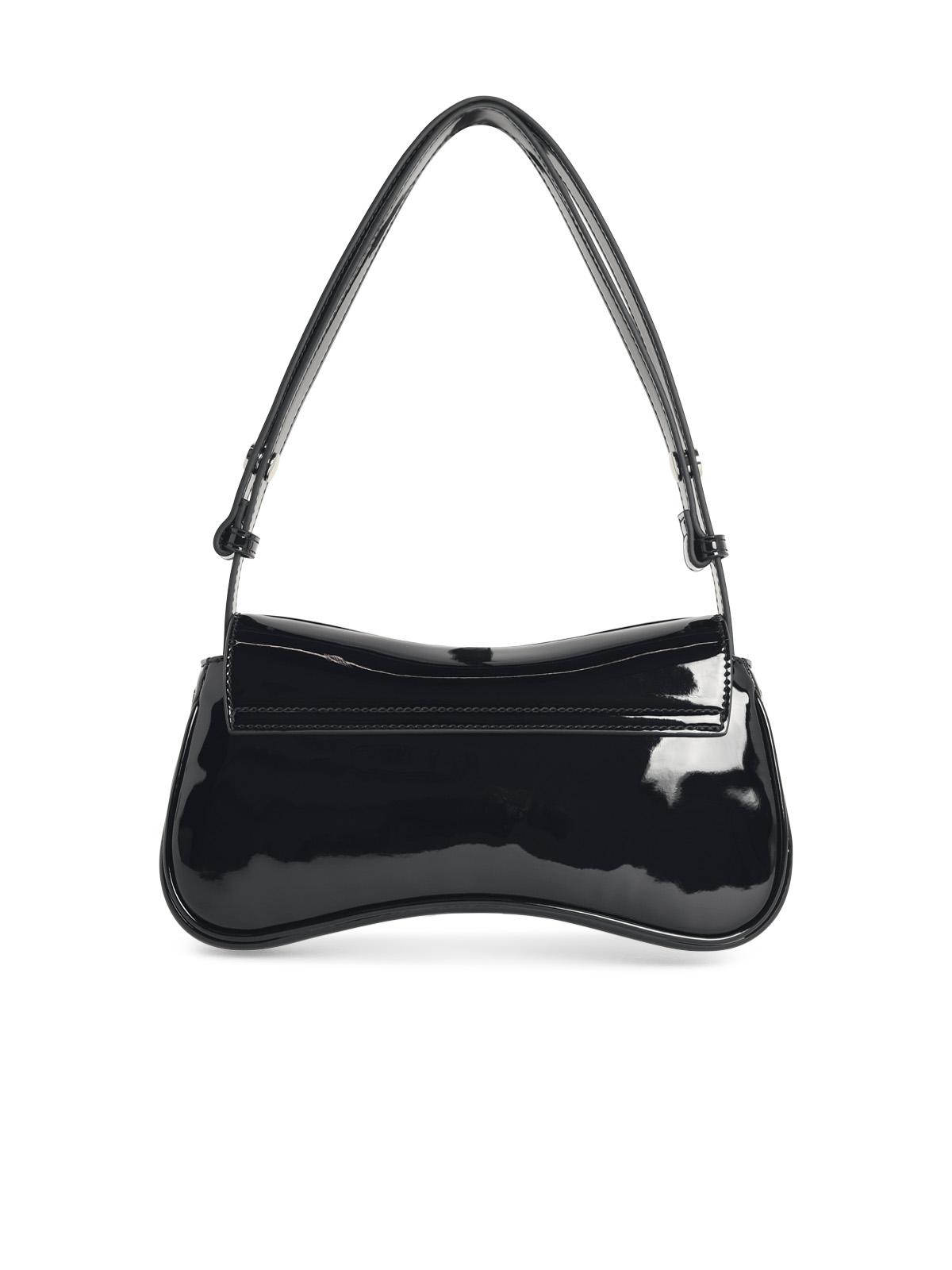 Diesel 'Play' Black Patent Leather Clutch Women