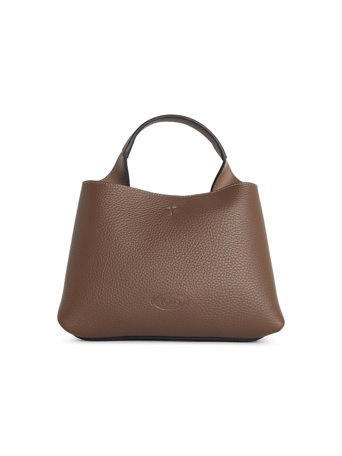 Tod's Micro Bag In Brown Leather Women