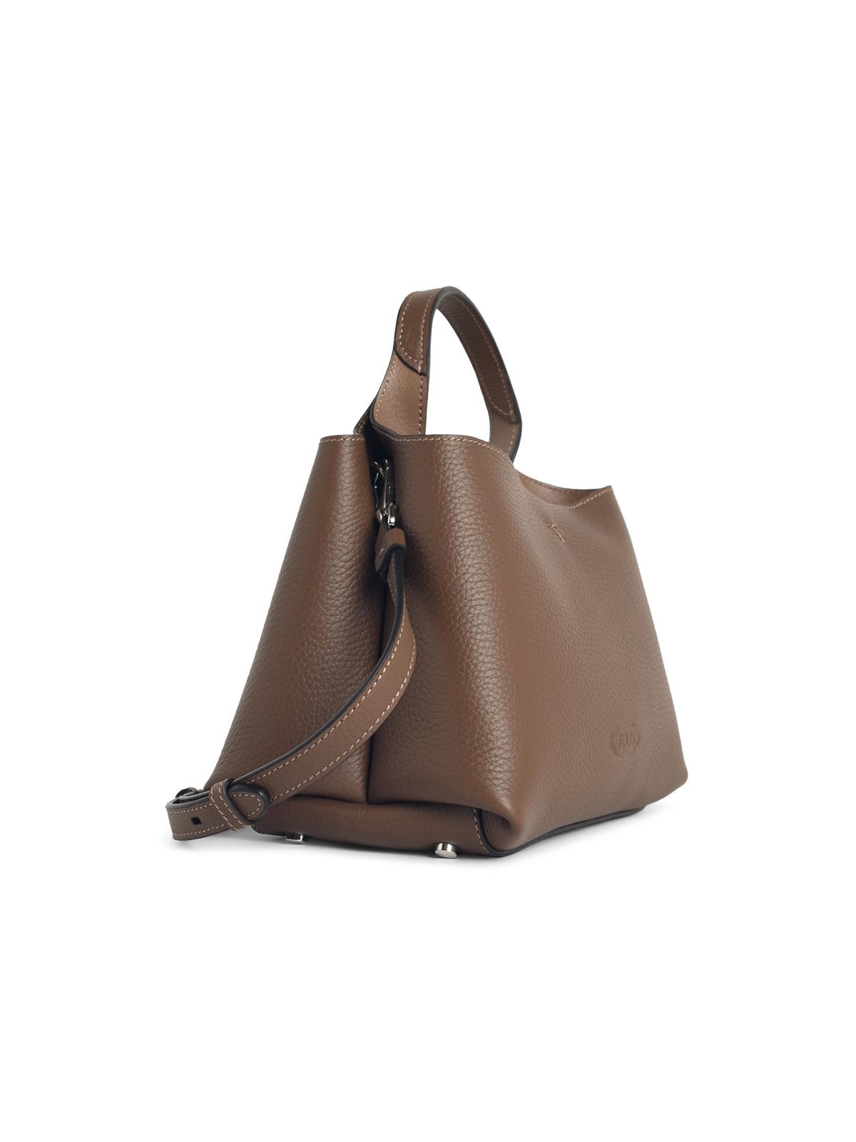 Tod's Micro Bag In Brown Leather Women