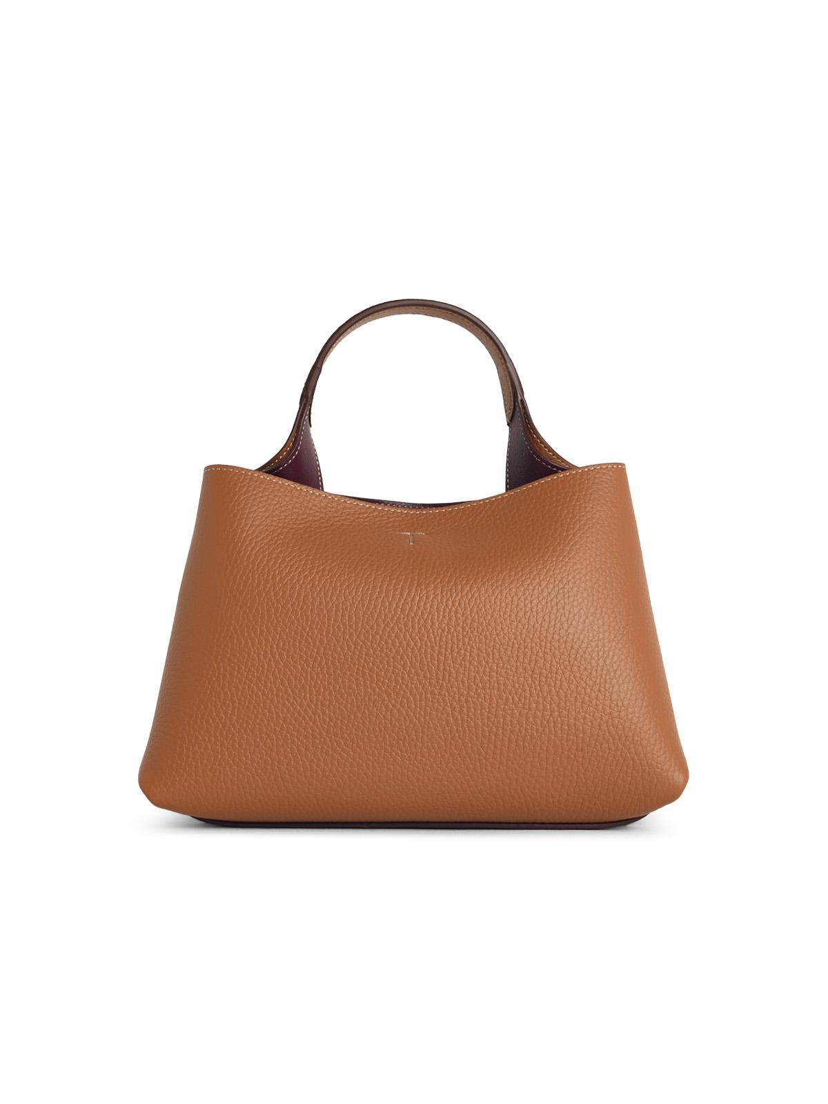 Tod's Micro Bag In Natural Brown Leather Women
