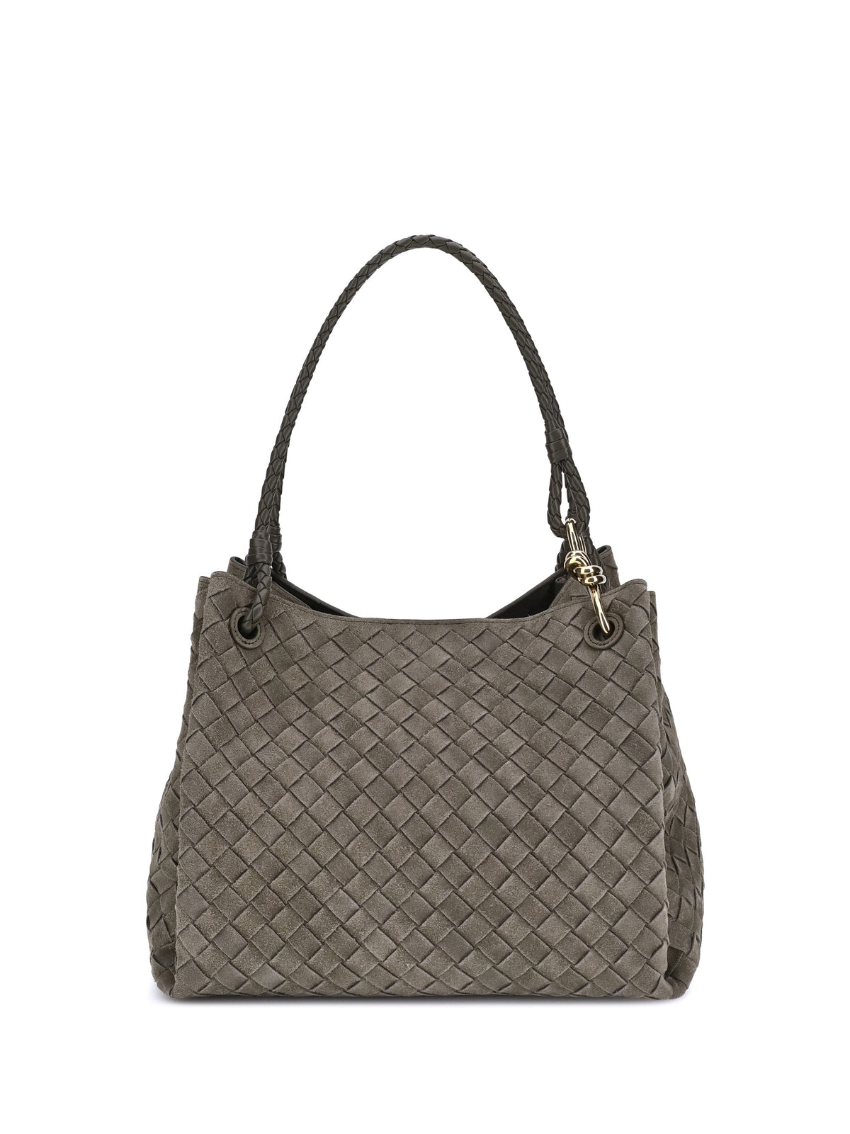 Bottega Veneta Women Suede Paracadute Shoulder Bag