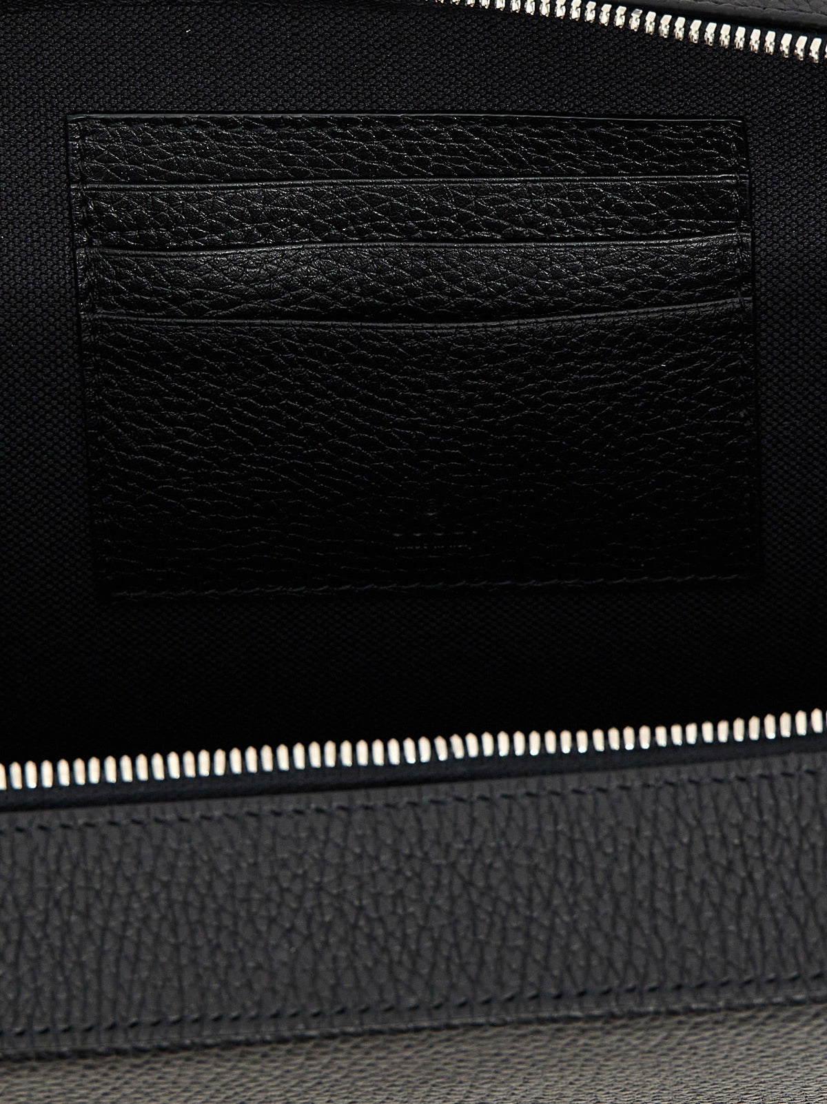 Gucci Men Logo Leather Shoulder Strap