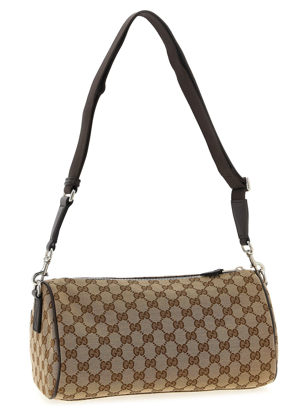 Gucci Men Small Gg Cylindrical Shoulder Strap