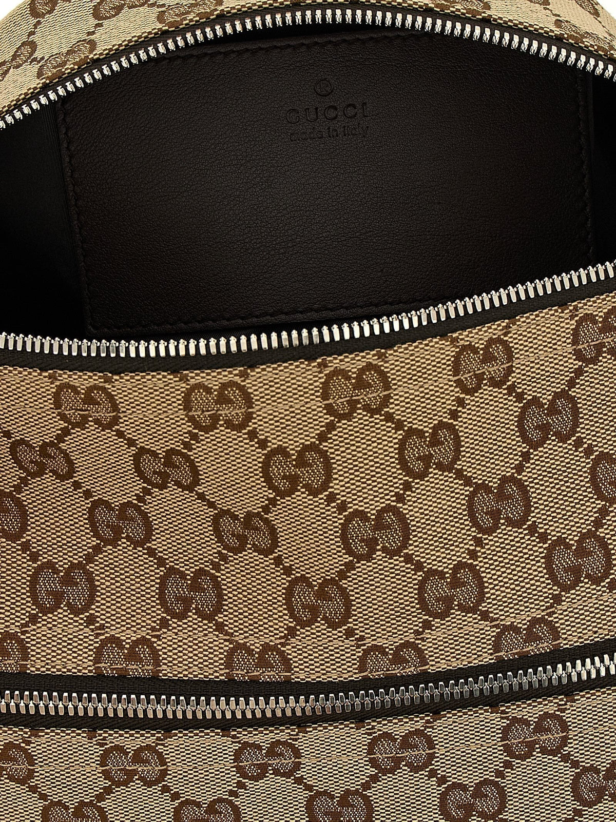 Gucci Men Small Gg Cylindrical Shoulder Strap