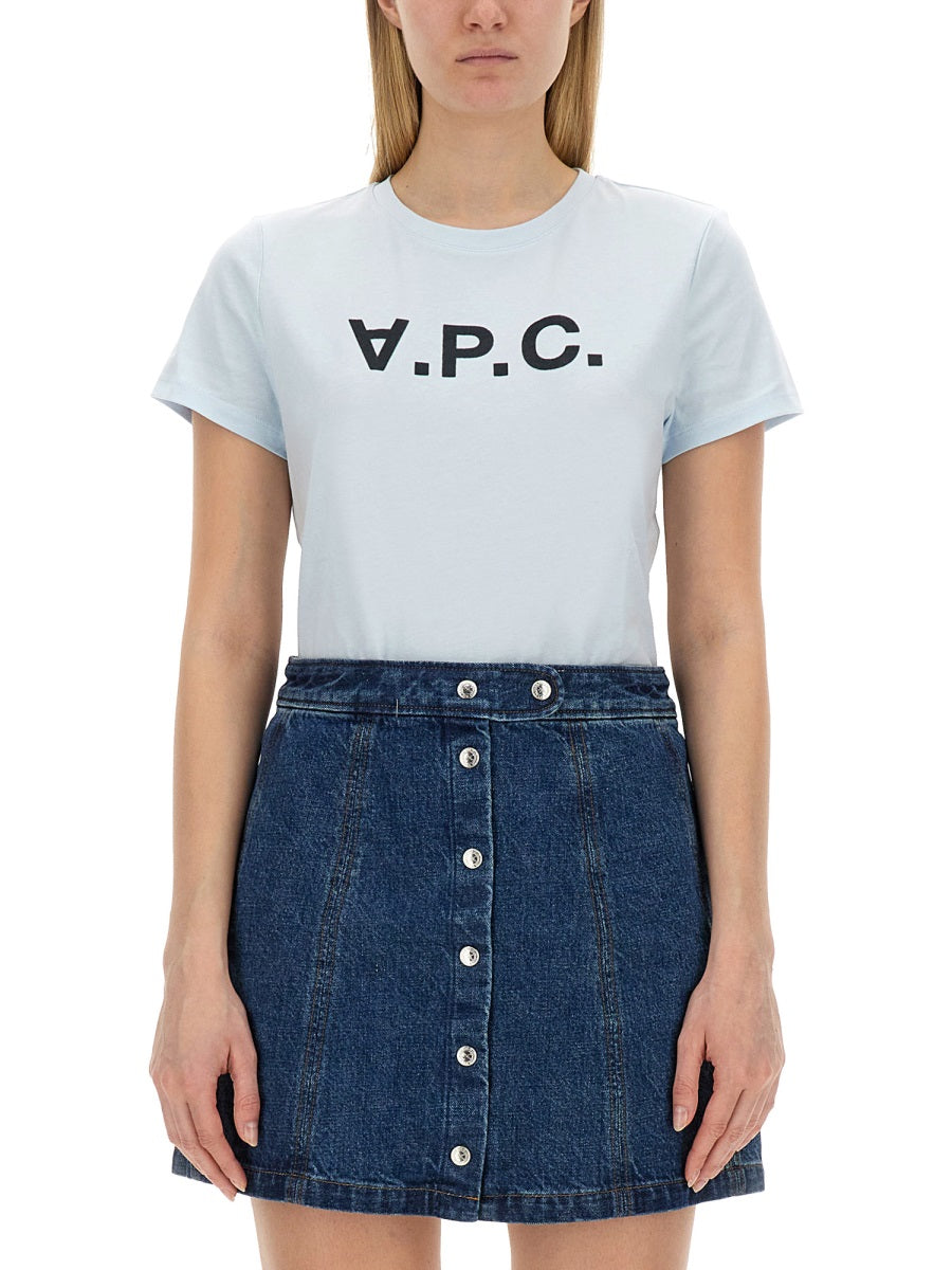 A.P.C. Women T-Shirt With Logo