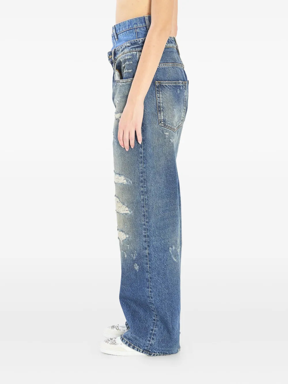 Dolce & Gabbana Women Double-Waisted Jeans
