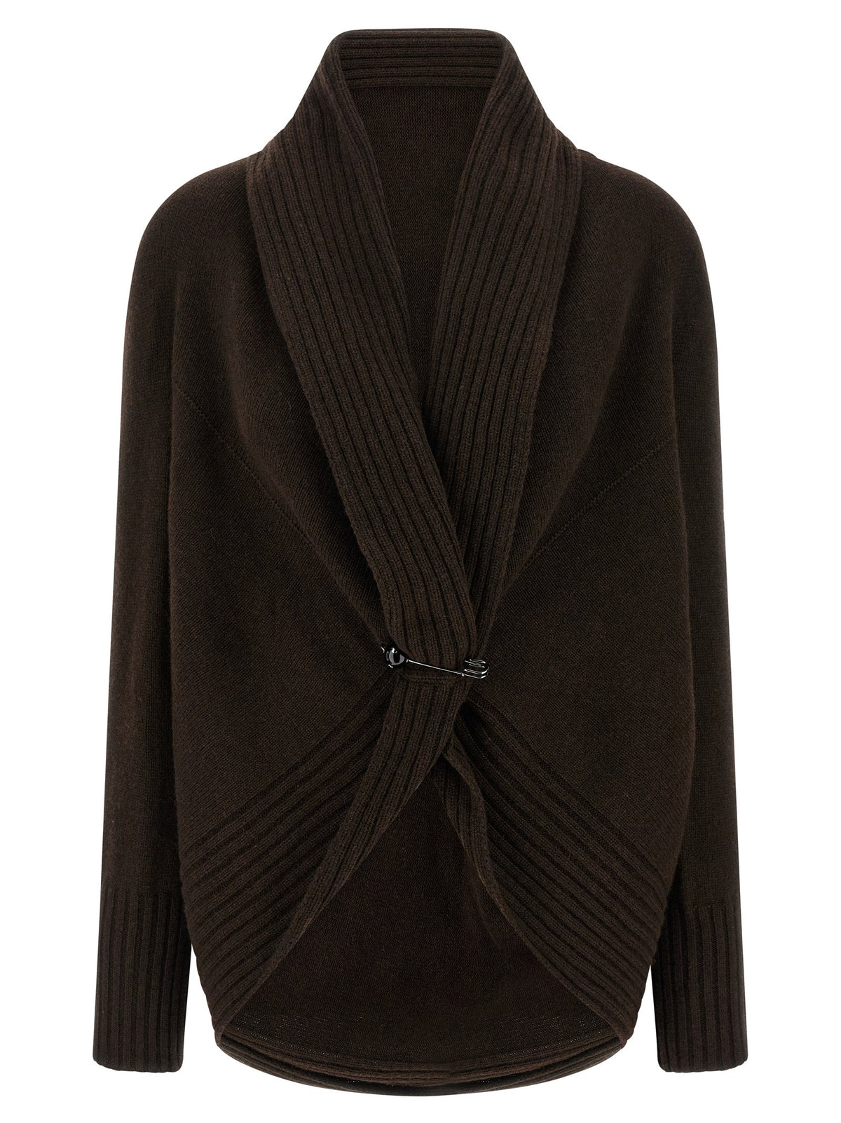 Alberta Ferretti Women Brooch Cardigan
