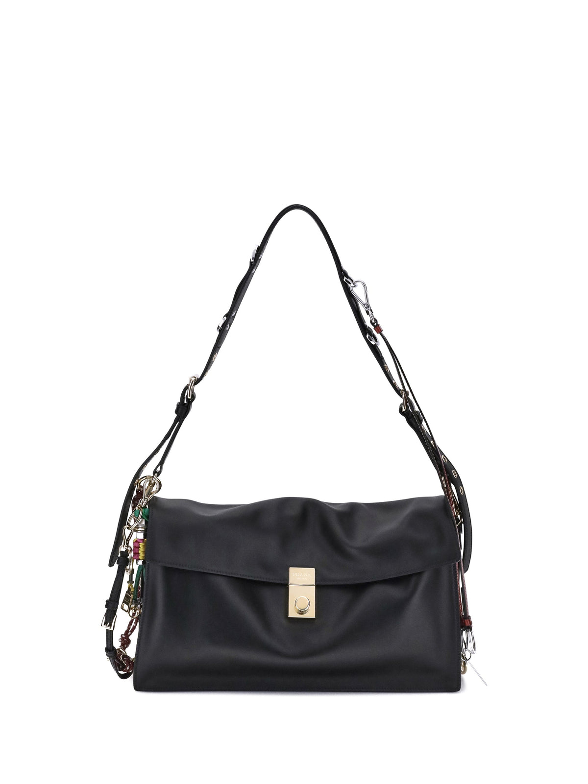 Prada Women Large Soft Sound Shoulder Bag