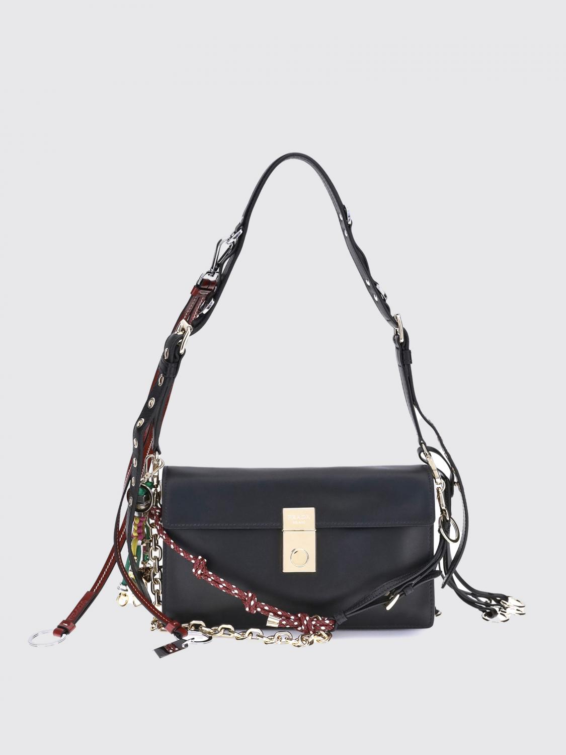 Prada Crossbody Bag Woman Black
