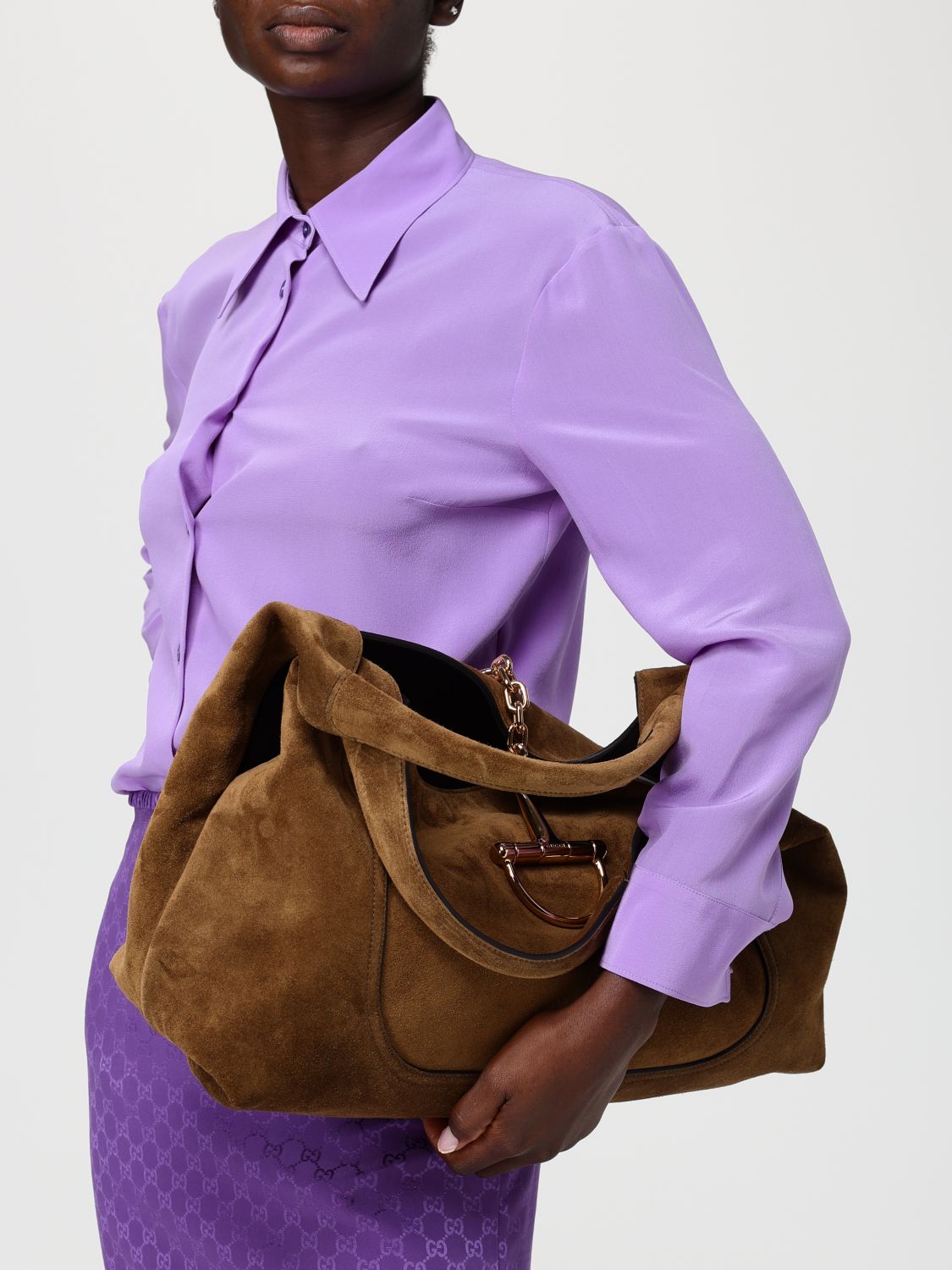 Gucci Shoulder Bag Woman Brown