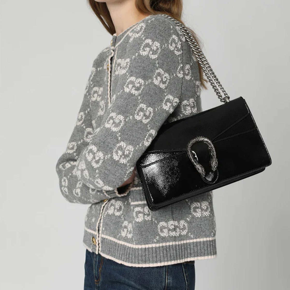 Gucci Dionysus Leather Crossbody Bag Women