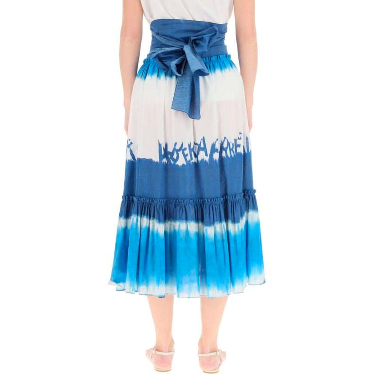 Alberta Ferretti Tie Dye Midi Skirt Women