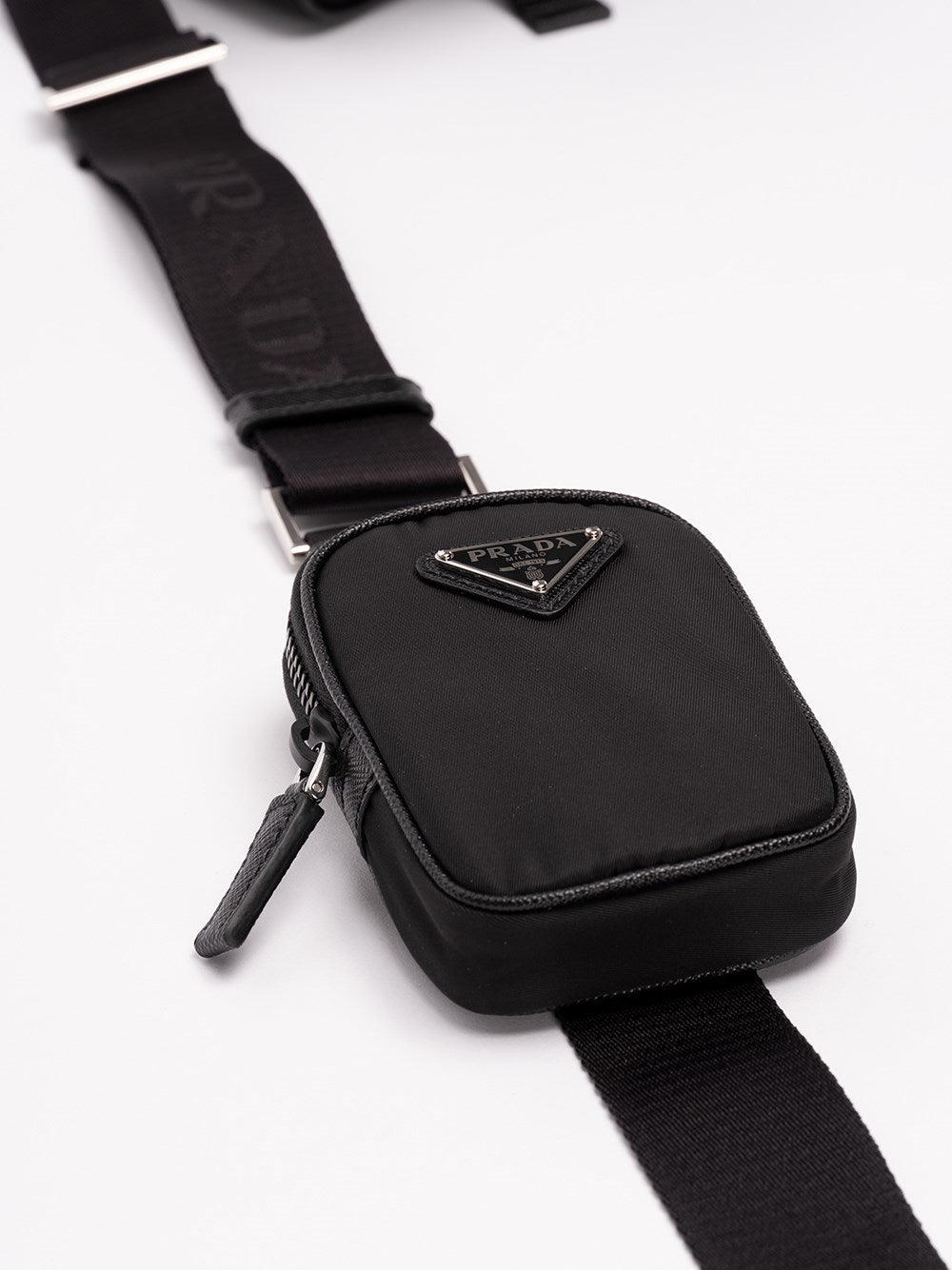Prada Men Re-Nylon And Saffiano Leather Shoulder Bag