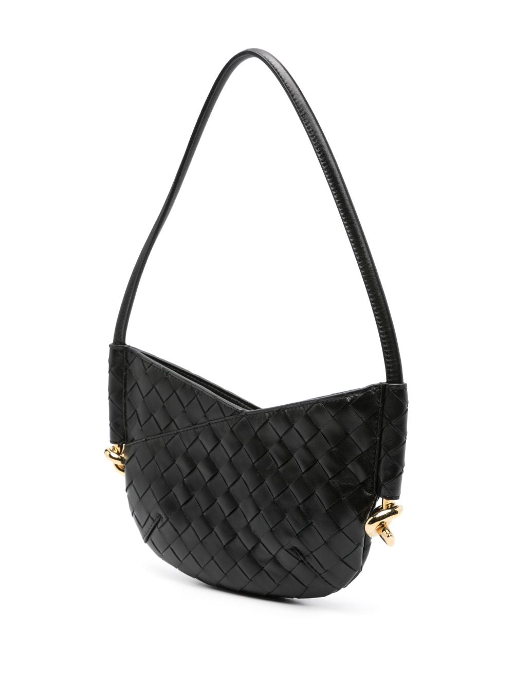 Bottega Veneta Women Solstice Baby Leather Shoulder Bag