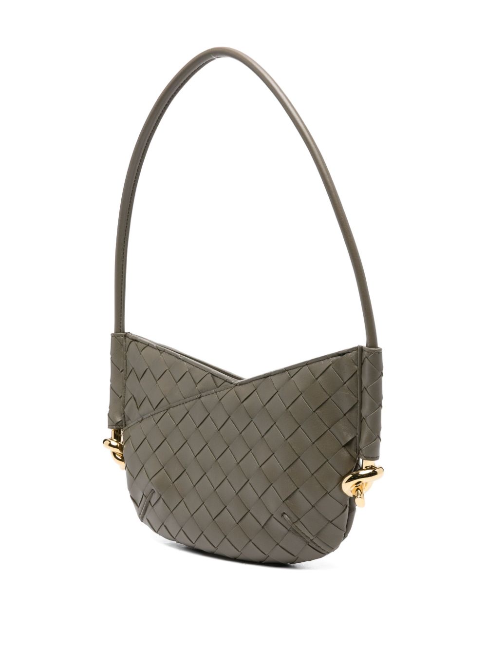 Bottega Veneta Women Solstice Baby Leather Shoulder Bag