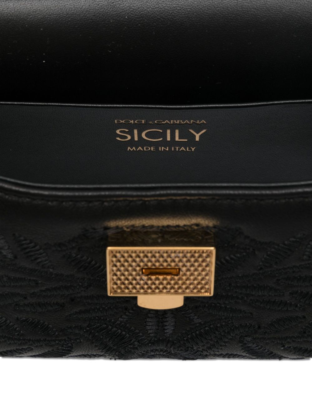 Dolce & Gabbana Women Sicily Small Embroidered Handbag