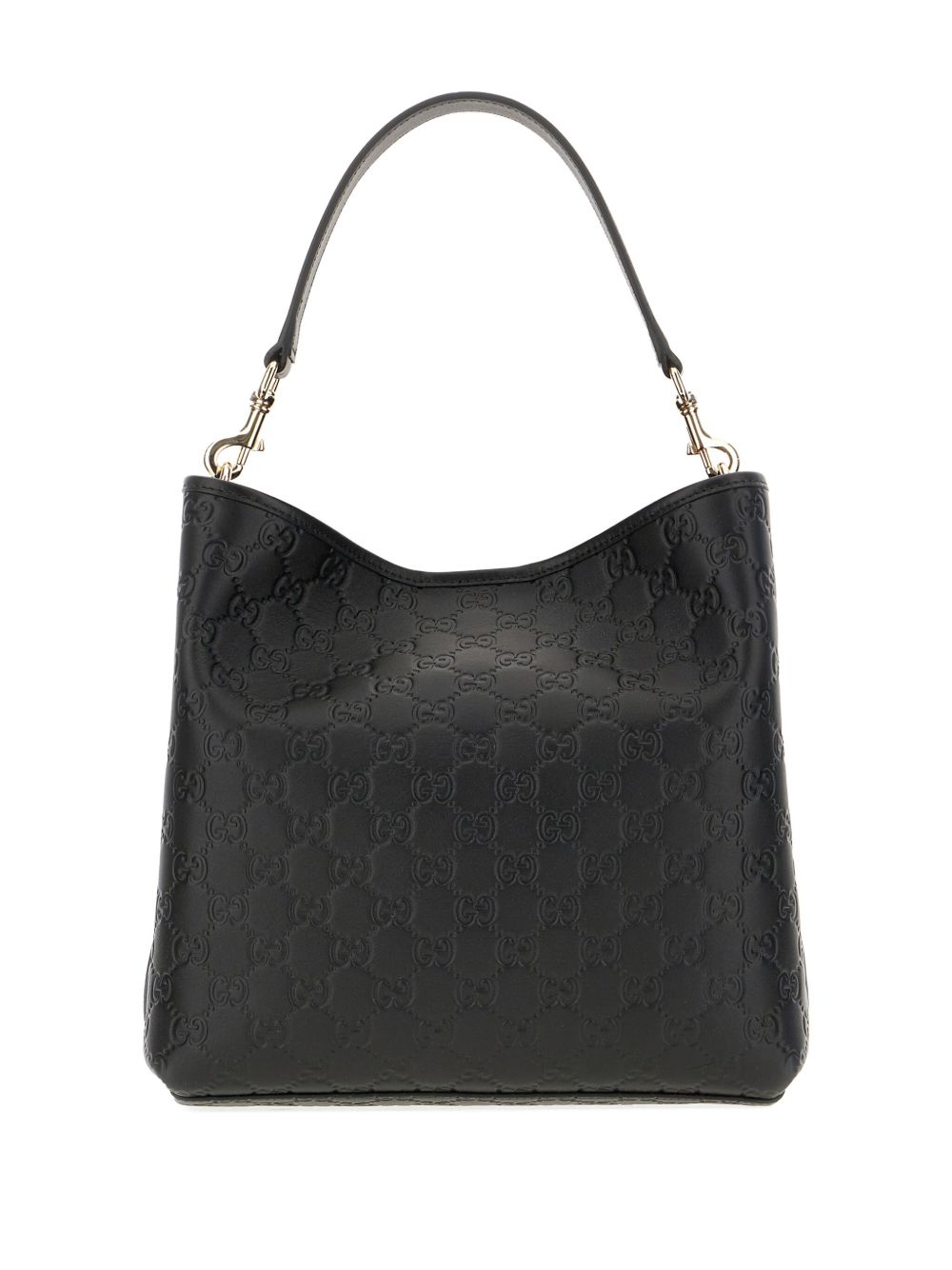 Gucci Women Gg Emblem Medium Leather Hobo Bag
