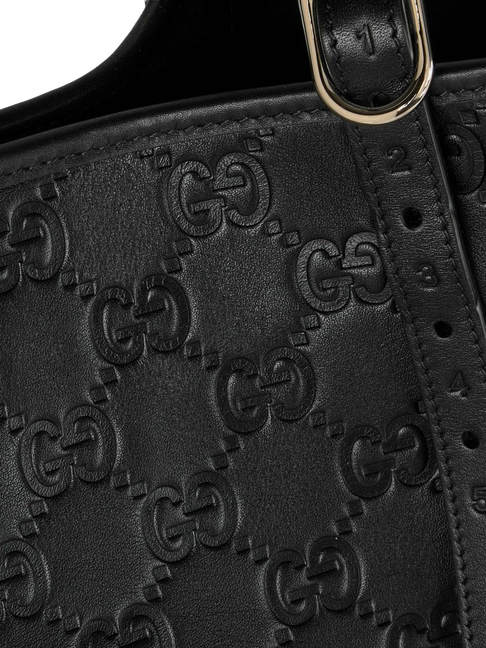 Gucci Women Gg Emblem Large Leather Tote