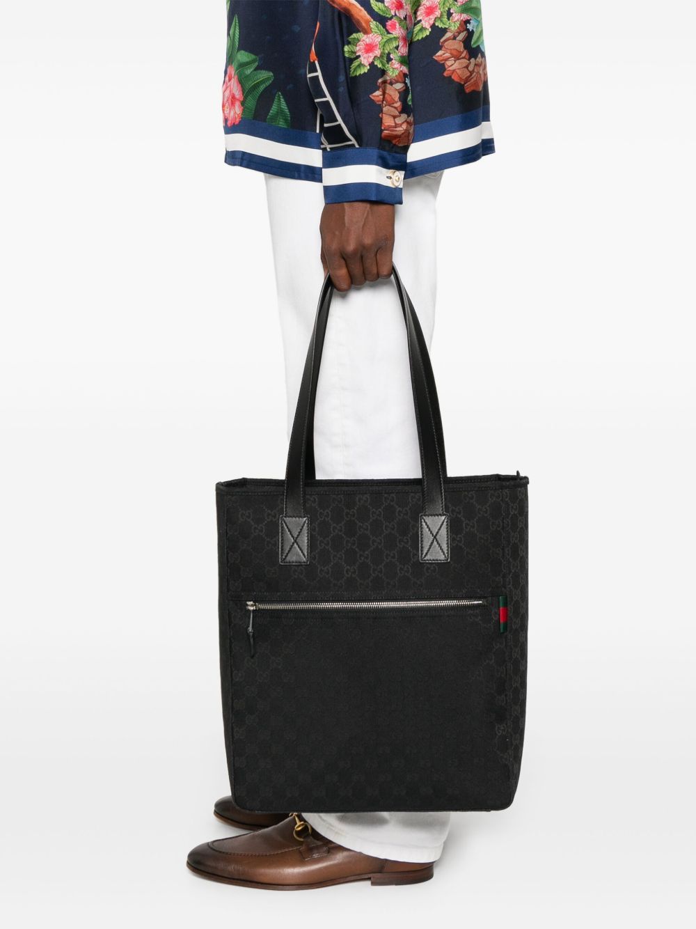 Gucci Men Gg Supreme Tote Bag