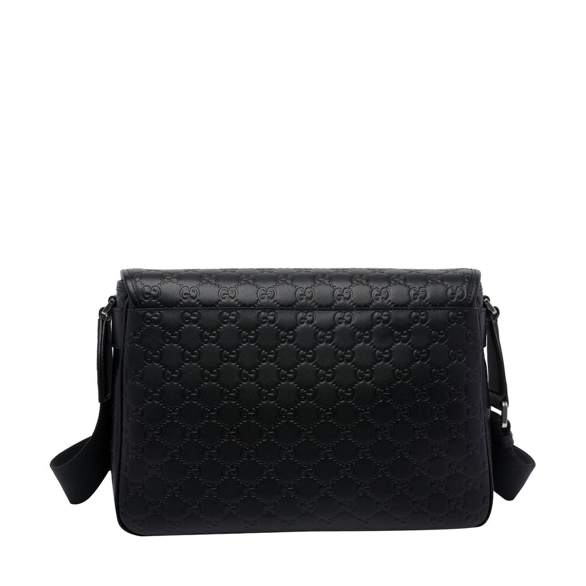 Gucci Men Medium Gg Emblem Crossbody Bag