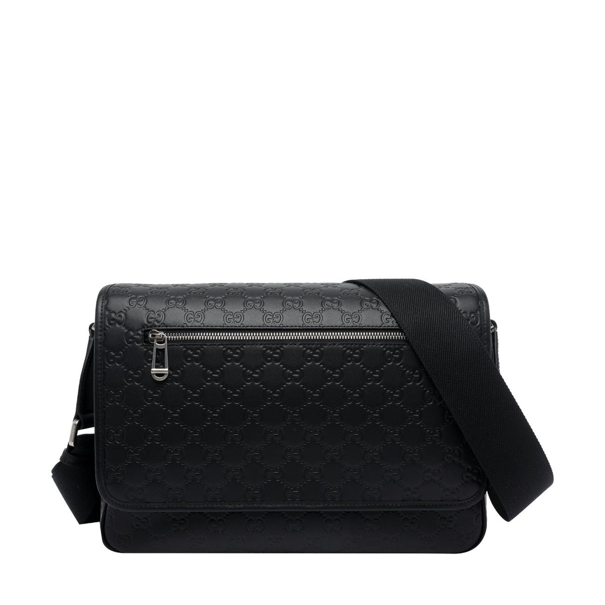 Gucci Men Medium Gg Emblem Crossbody Bag