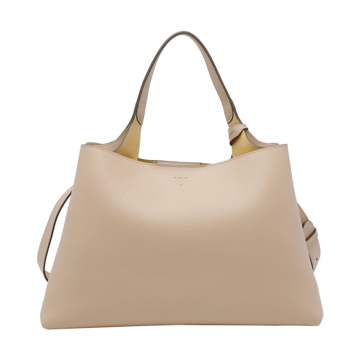 Tod's Women Medium Leather Handbag With T Timeless Charm